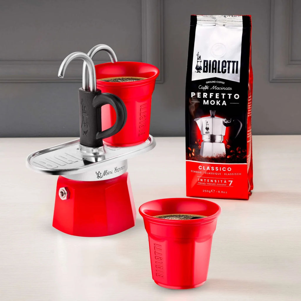 Bialetti Mini Express 'R' Double Serve (2 Cups & 2 Cup Coffee Maker)