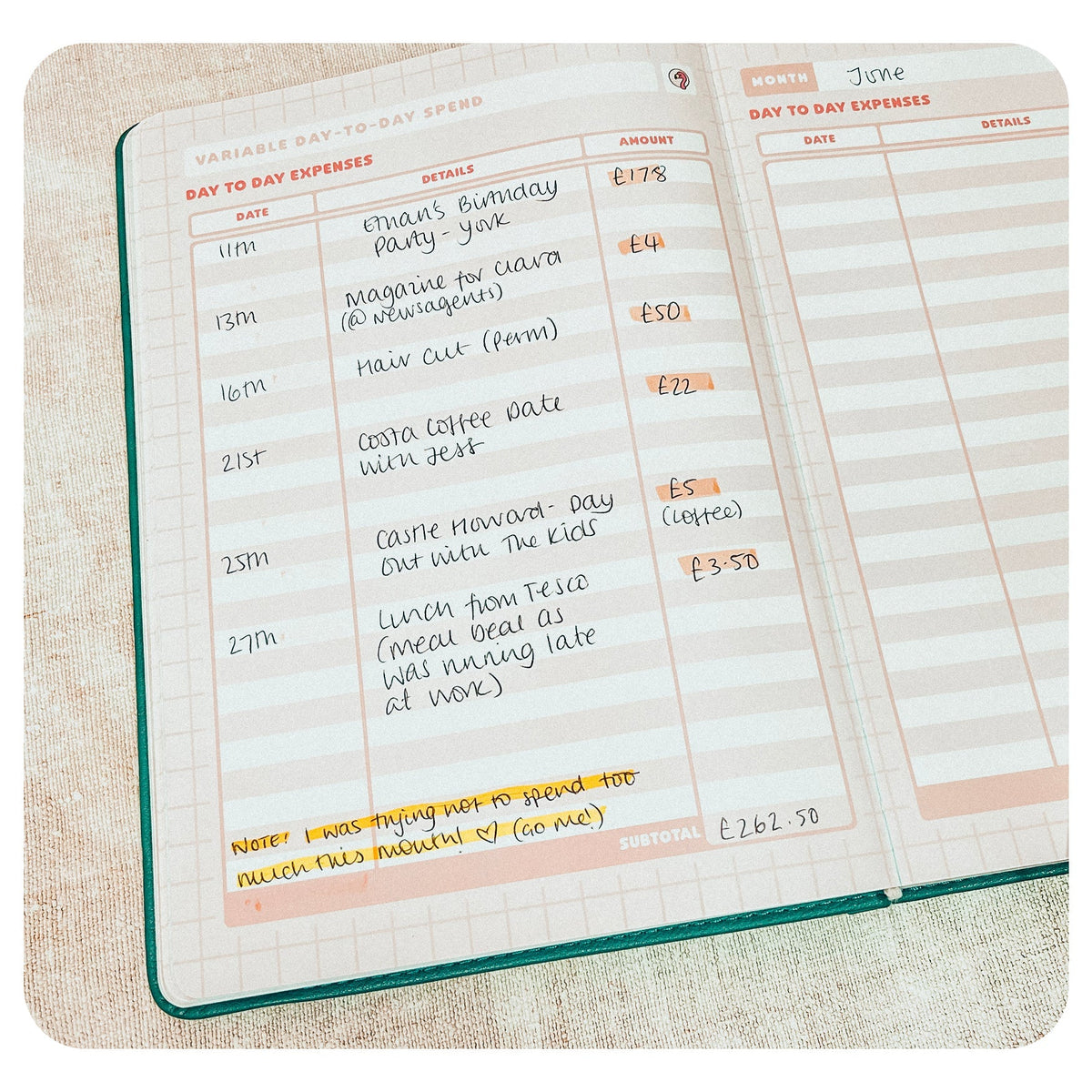 Budget - Deluxe Life Journal