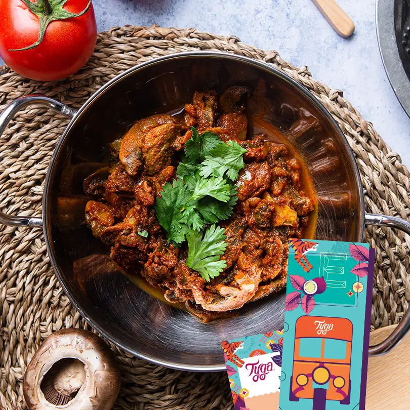 Mushroom Bhaji & Cumin Potato Recipe Kit