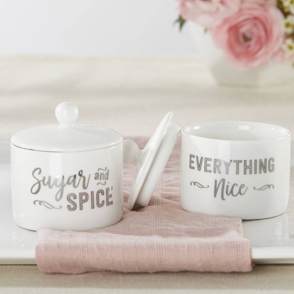 Sugar Spice and Everything Nice Ceramic Sugar Bowl