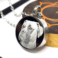 Personalised Cremation Ashes Necklace – Photo Engraved Stainless Steel Urn Pendant
