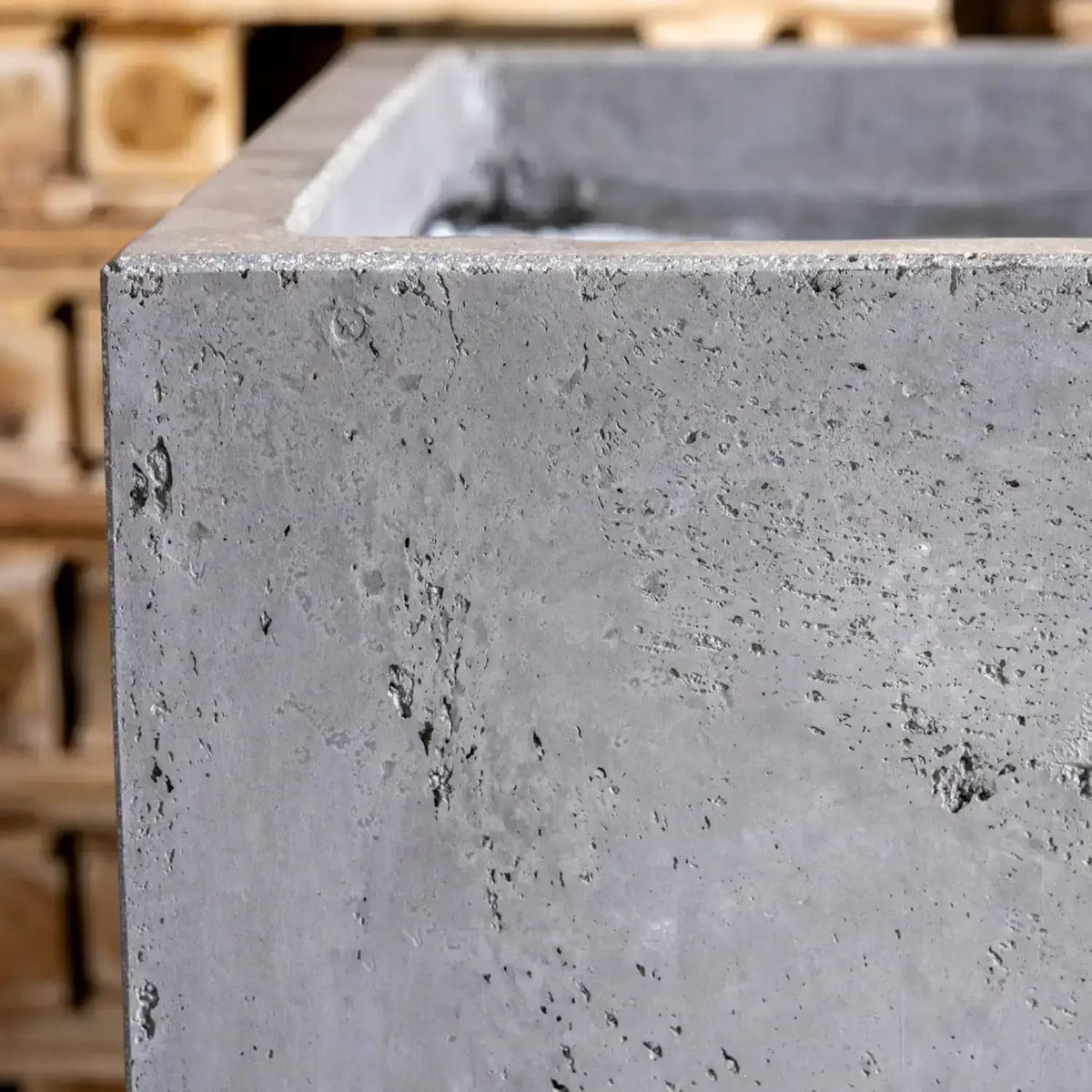 Cubrosa | Onyx Dusk – 20cm Medium Concrete Square Planter – 4L Cube Plant Pot