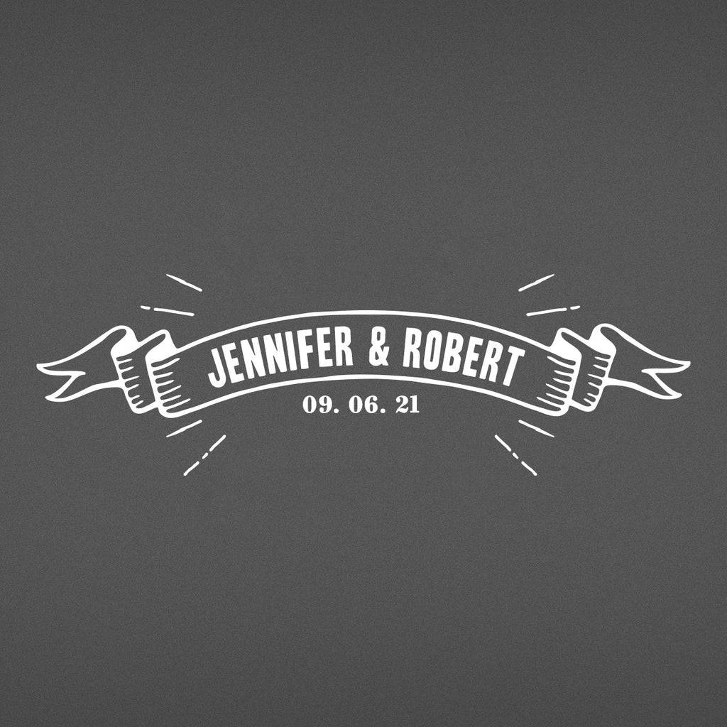 Personalised Wedding Cake Knife & Server Set – Engraved Stainless Steel