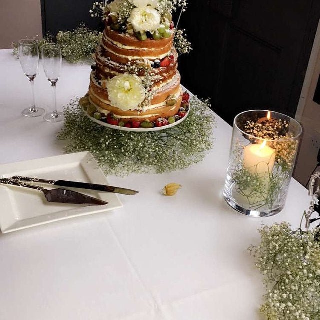 Personalised Wedding Cake Knife & Server Set – Engraved Stainless Steel