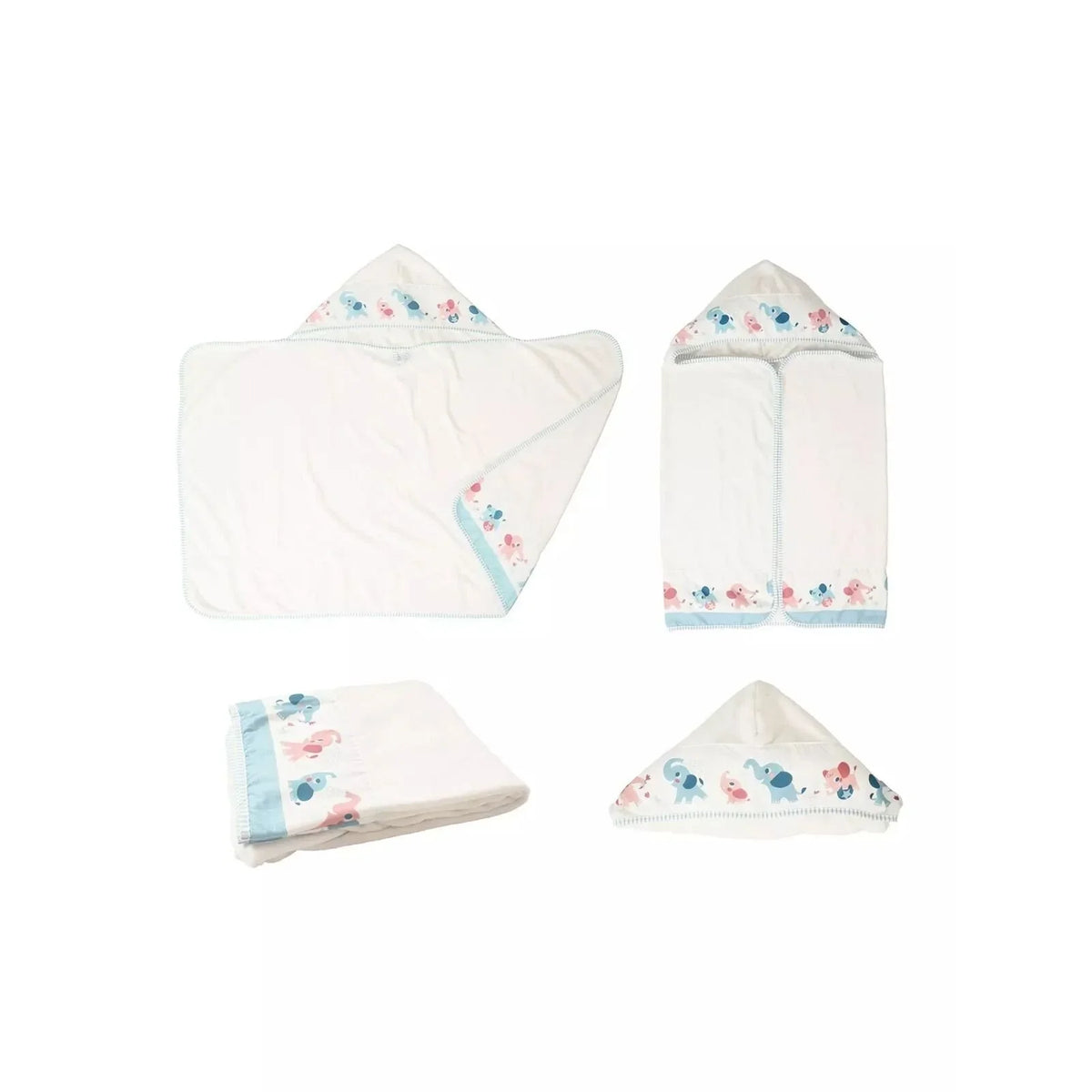 Yookidoo Baby Shower Gift Set Elephant - Cloudy Blue