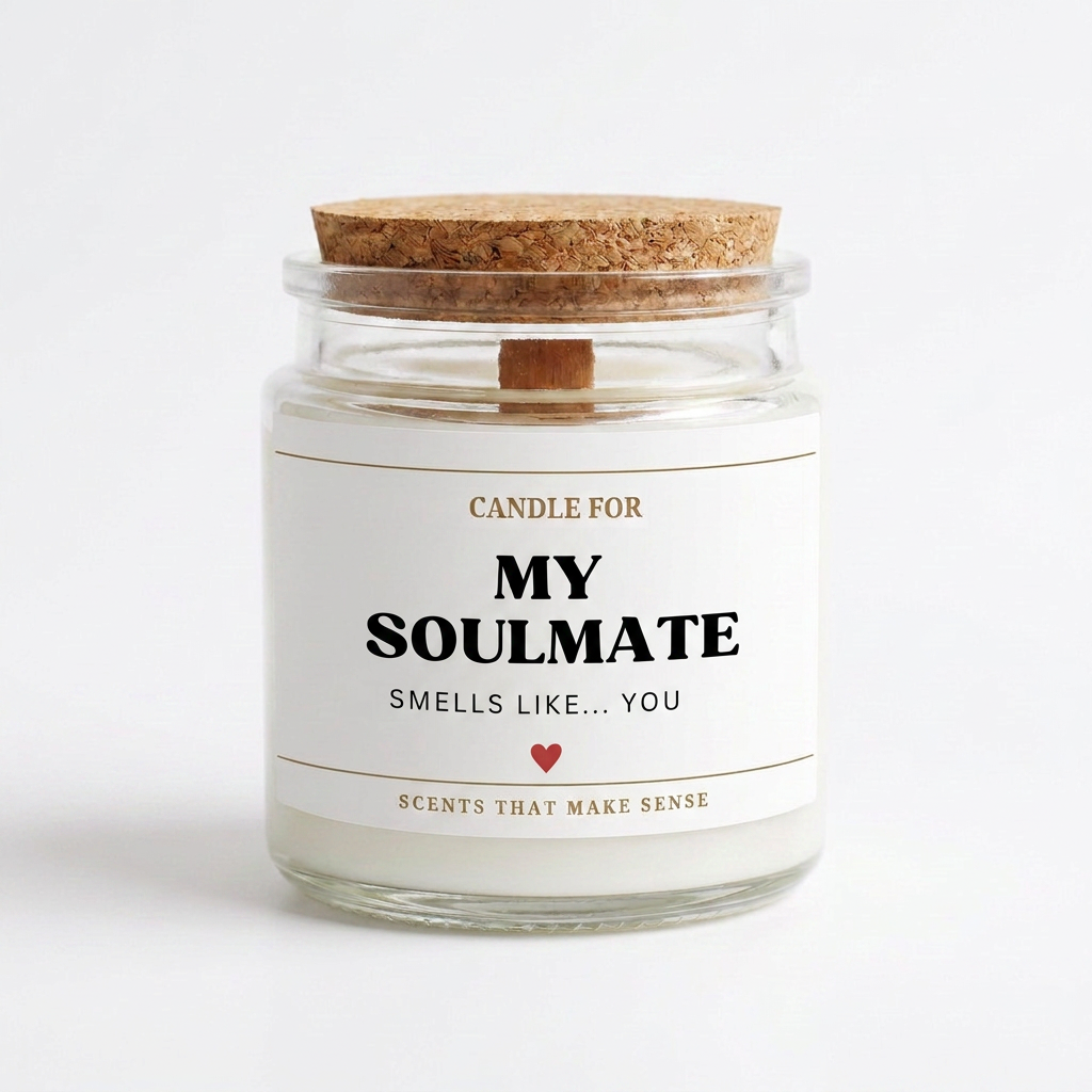 My Soulmate Candle Valentines Gift