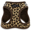 Tiny Trails Step In Luxury Leopard Fur Lined Puppy and Small Dog Harness