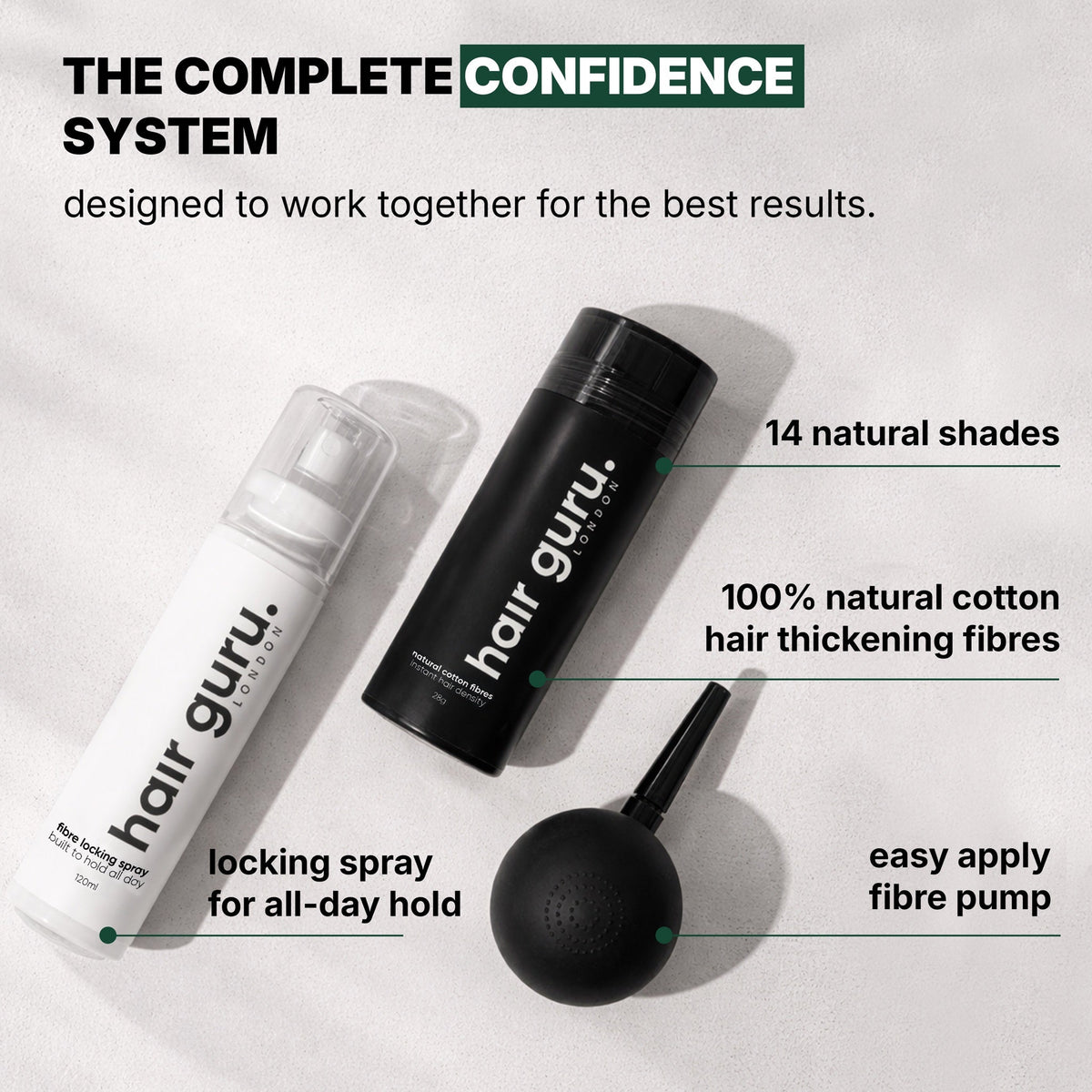 Hair Fibres Starter Set Bundle