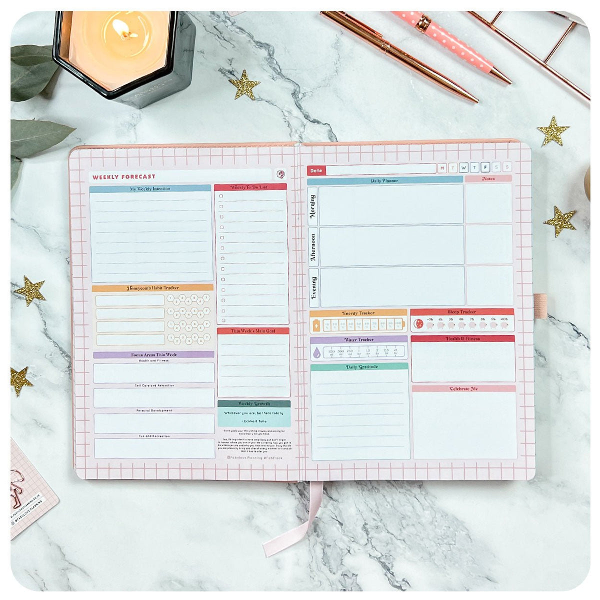 Health & Wellness - Deluxe Life Journal