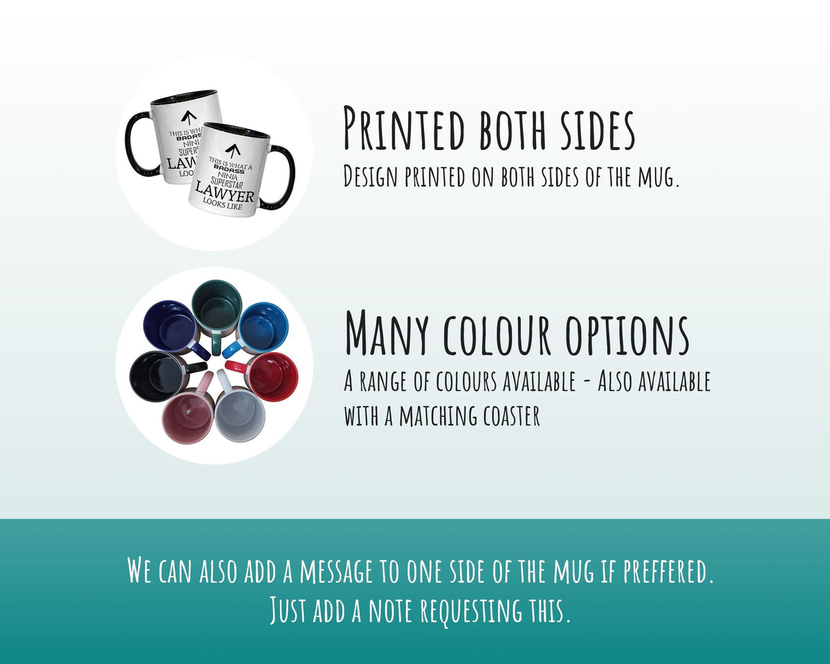 This Is What A Badass Lawyer Looks Like 11oz Coffee Mug Tea Gift Idea For Law Graduate Student Lawyer Solicitor Barrister Court MG0637