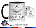 This Is What A Badass Sales Rep Looks Like 11oz Coffee Mug Tea Gift Idea For Business Development Manager Area Sales Representative MG0802