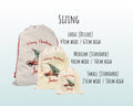 Personalised Christmas Sack - Santa Sack for Kids Presents Xmas Tree and Truck Design Stocking Christmas Eve Bag Box for Girls & Boys XS049