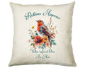 Robin Cushion Gift Robins Appear When Loved Ones Are Near - Family Loss Loved One Throw Pillow - Remembrance Memorial Gift Idea SMC015