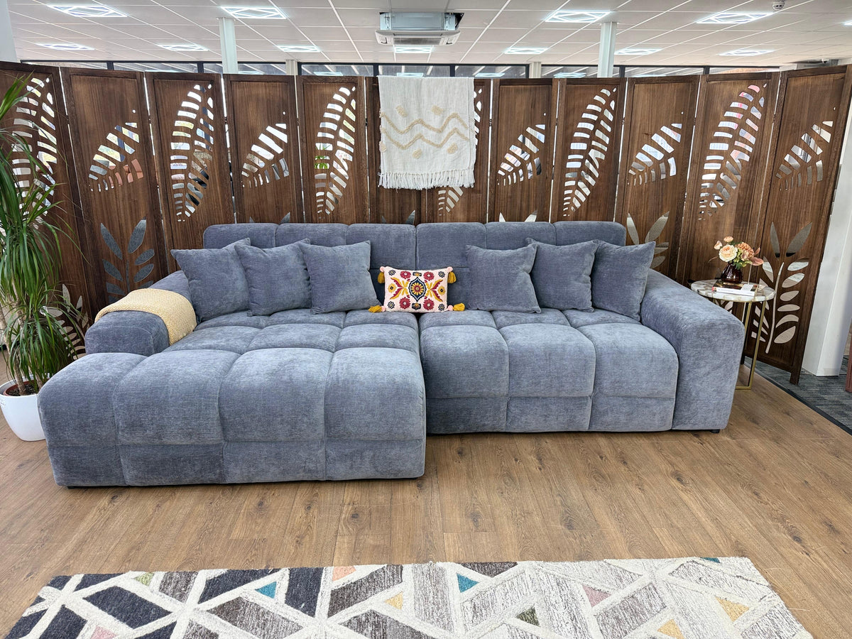 Jacob Ribbed Corner Sofa (Left or Right-Hand)