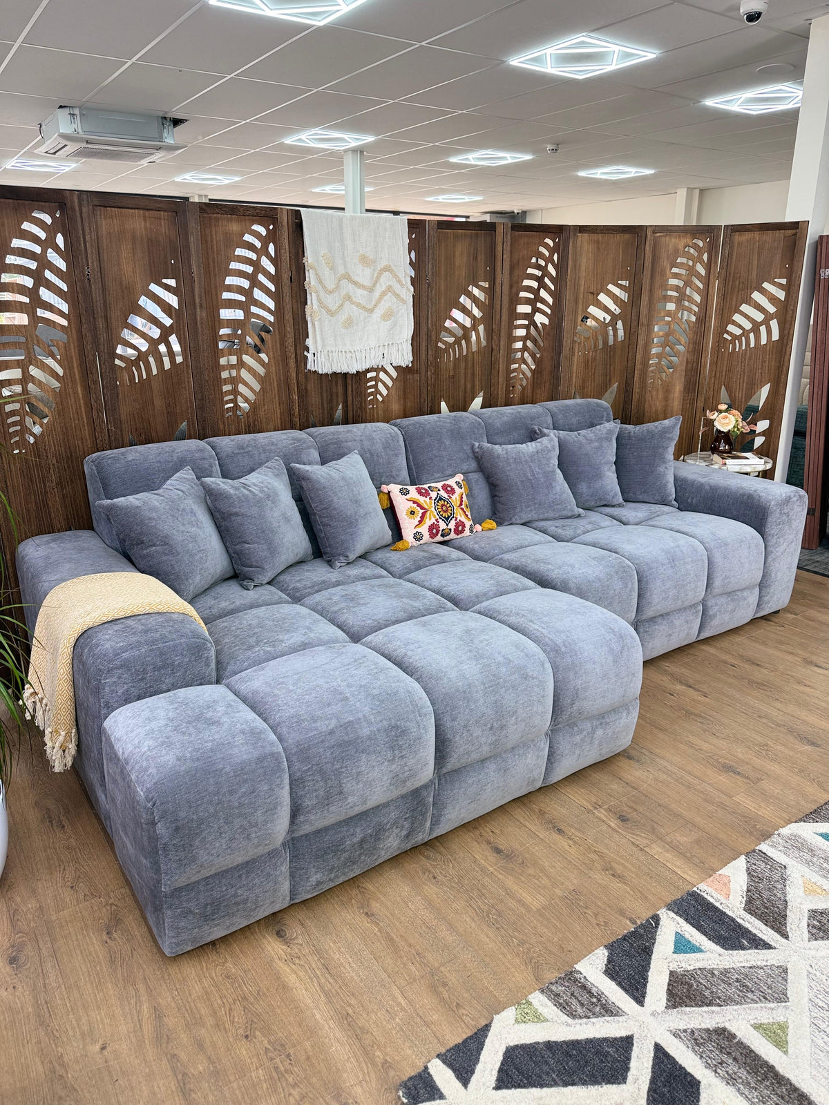 Jacob Ribbed Corner Sofa (Left or Right-Hand)