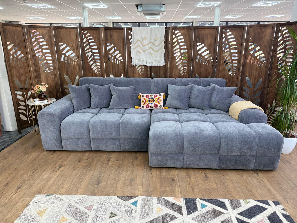 Jacob Ribbed Corner Sofa (Left or Right-Hand)