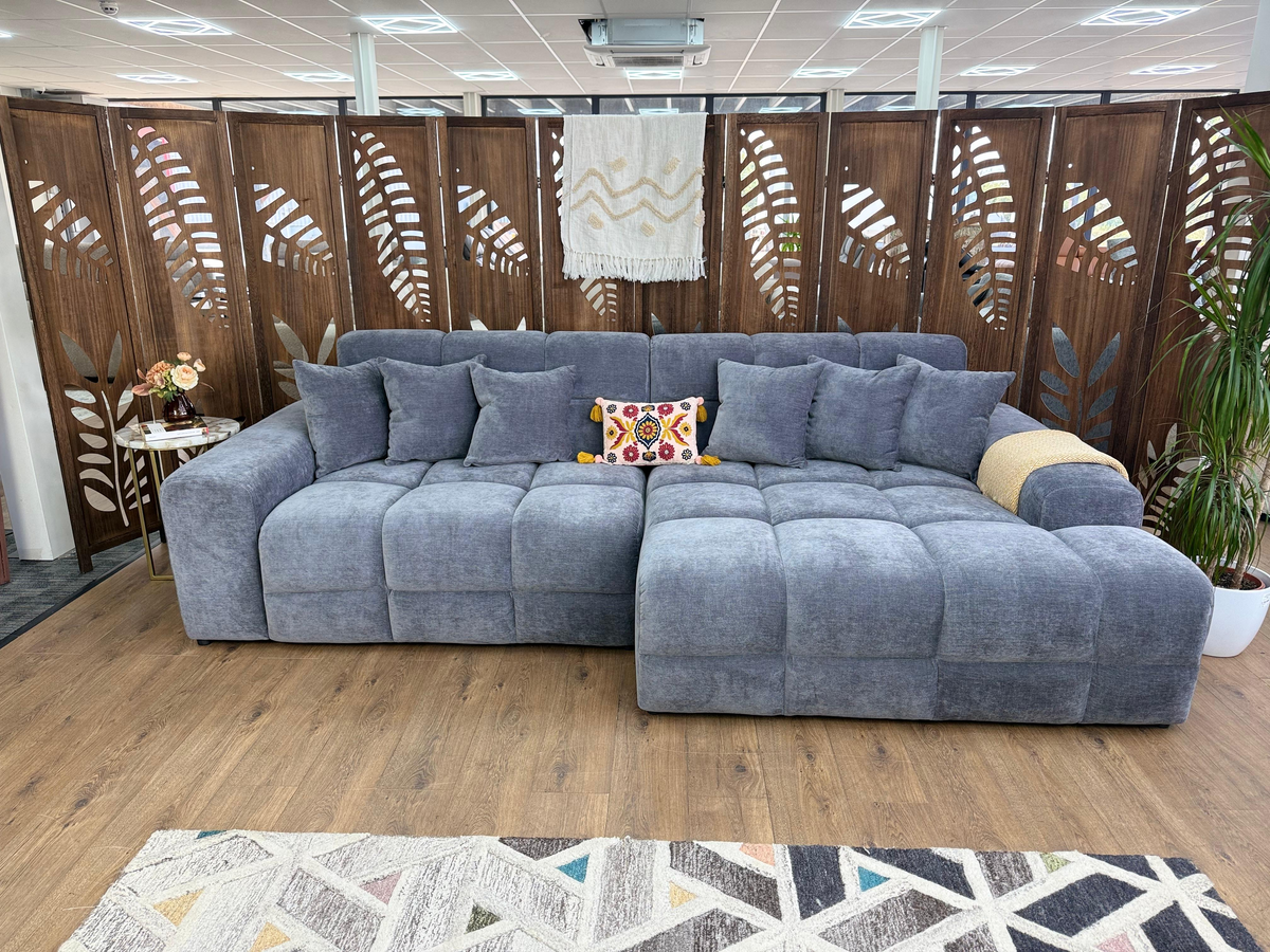 Jacob Ribbed Corner Sofa (Left or Right-Hand)