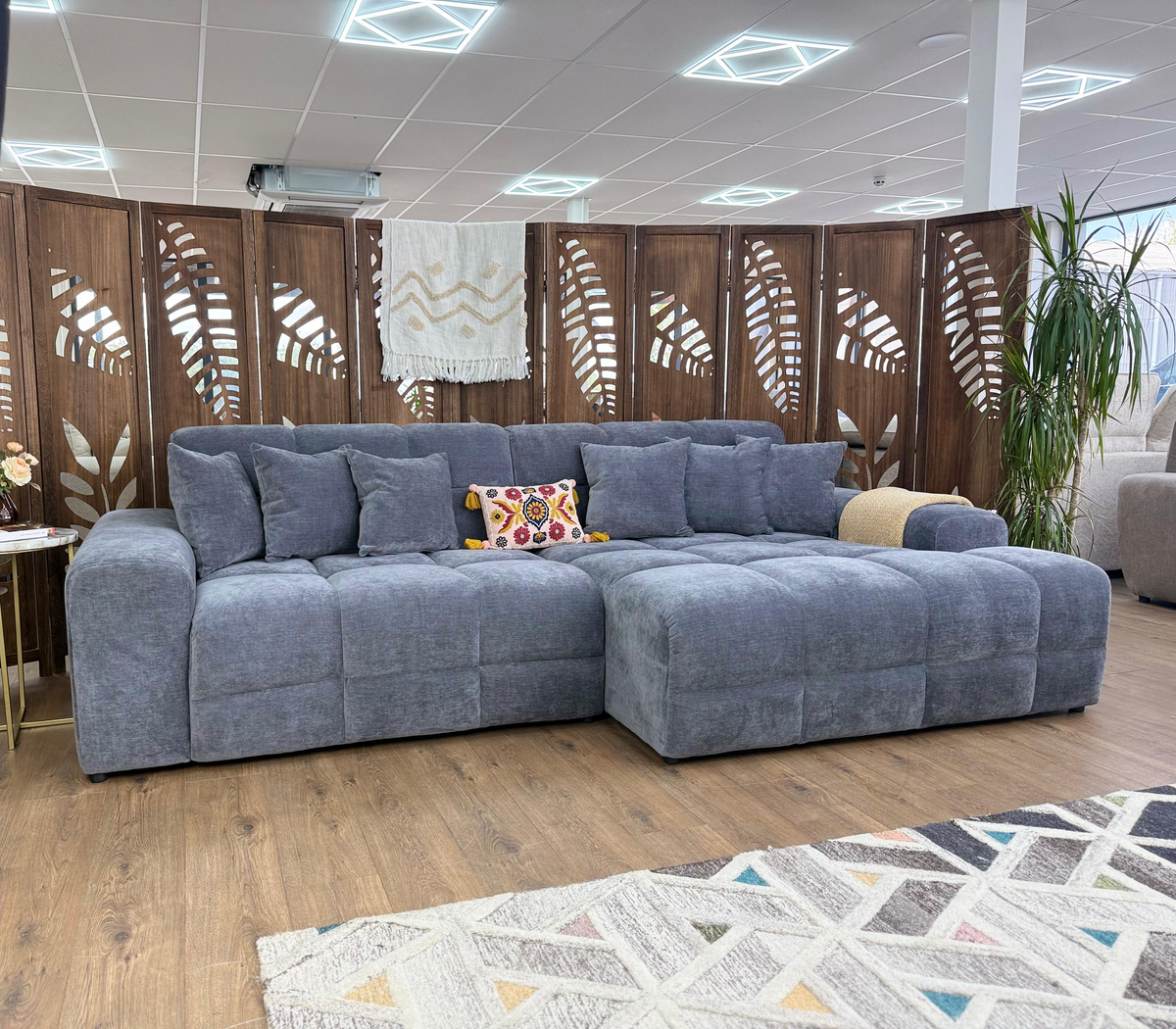 Jacob Ribbed Corner Sofa (Left or Right-Hand)