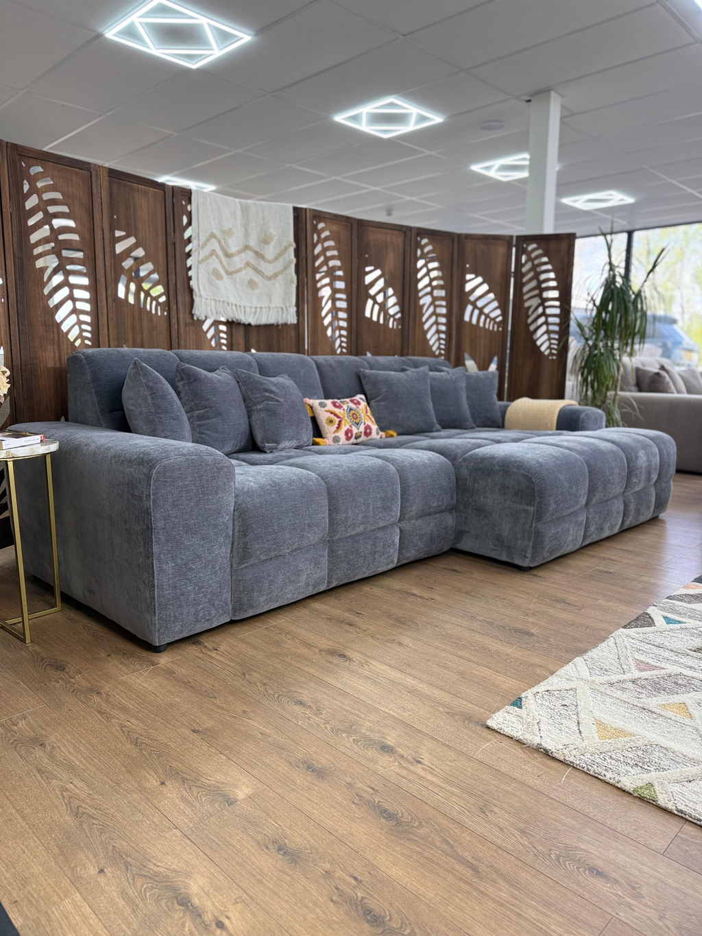 Jacob Ribbed Corner Sofa (Left or Right-Hand)