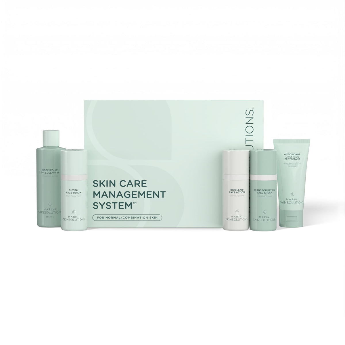 Marini SkinSolutions Skin Care Management System with SPF 33 for Normal to Combination Skin