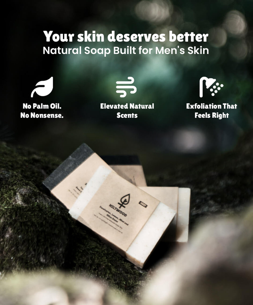 Natural Soap Bar Bundle (4 pack)