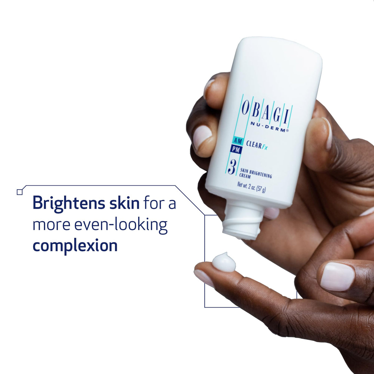 Obagi Medical Nu-Derm Clear Fx – Skin Brightening Cream with Arbutin, Vitamin C & Lactic Acid | 2 oz