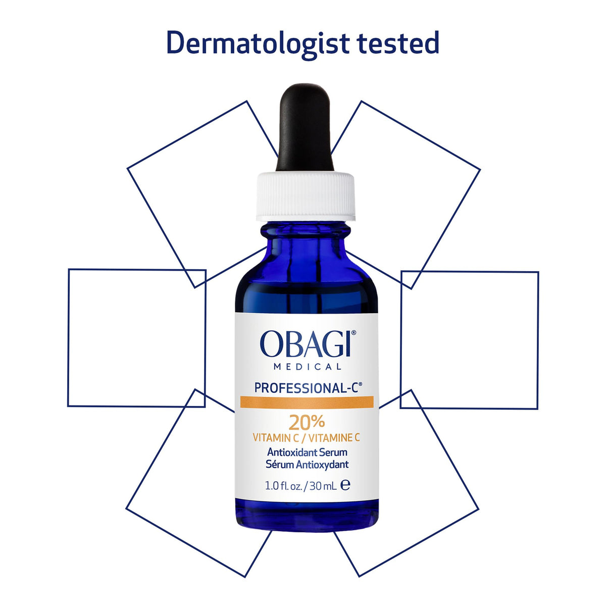 Obagi Medical Professional-C 20% Vitamin C Serum – Brightens Tone & Diminishes Fine Lines – 0.42 oz