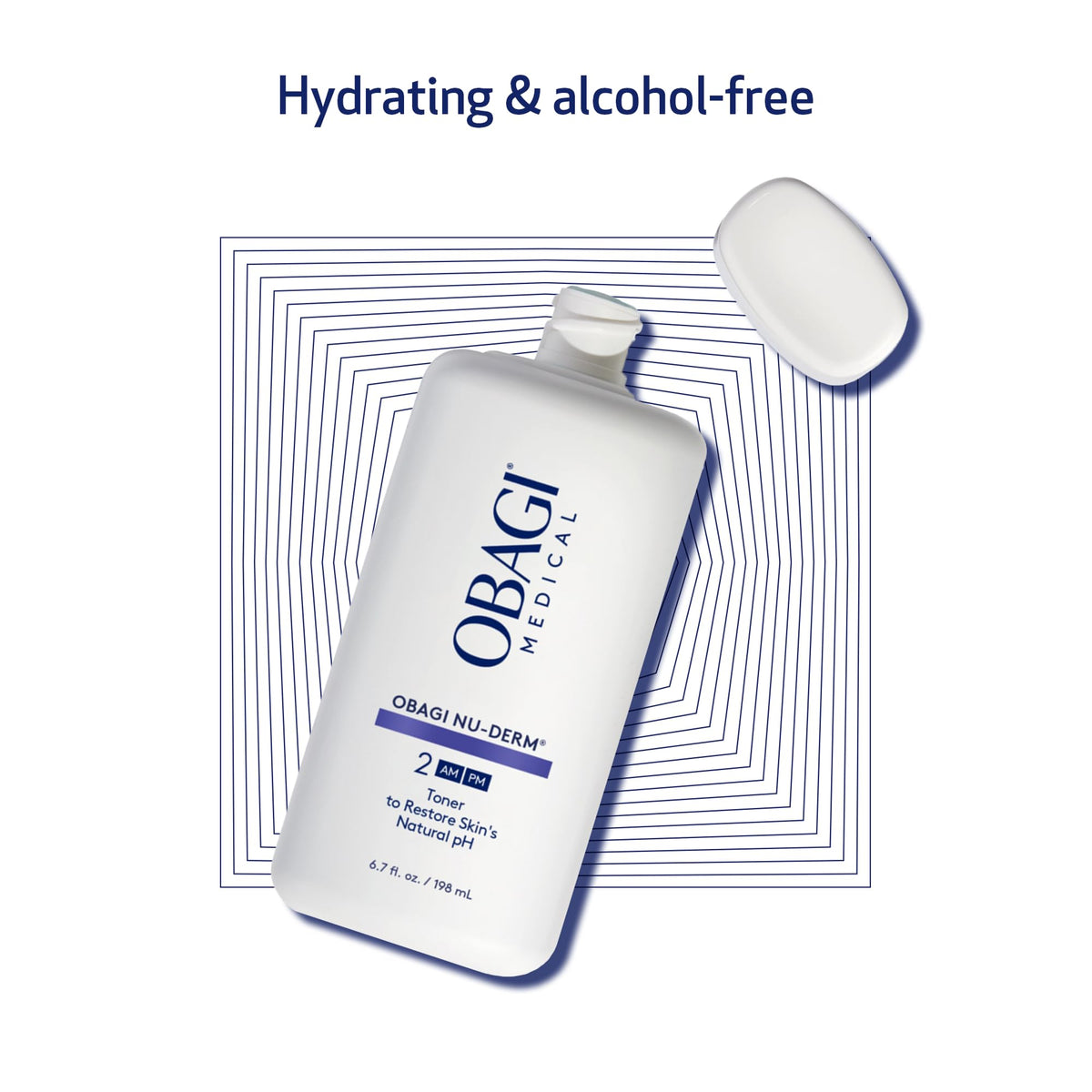 Obagi Nu-Derm Toner – Alcohol-Free Balancing Toner with Witch Hazel & Aloe, 2 oz Travel Size