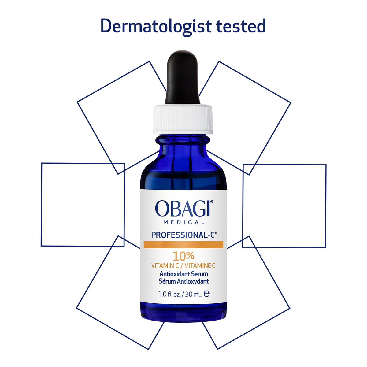 Obagi Professional-C 10% Vitamin C Serum – Brightens Skin Tone & Minimizes Fine Lines | Safe for Sensitive Skin | 1 oz
