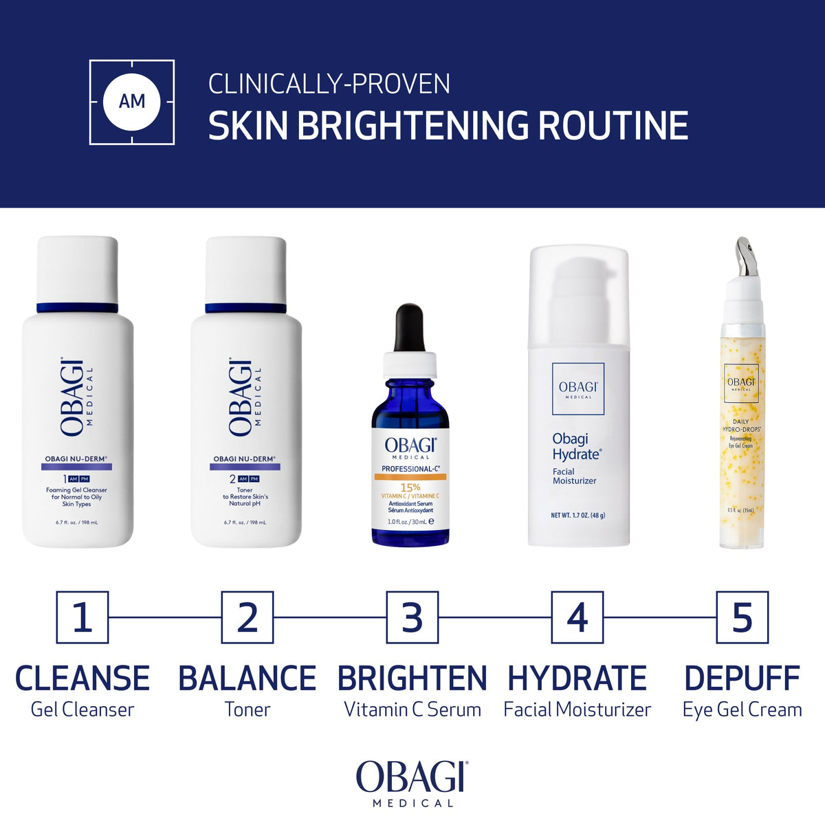 Obagi Professional-C 15% Vitamin C Serum – Brighten Skin Tone & Minimize Fine Lines | 1 oz
