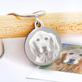 Personalised Pet Memorial Necklace – Photo Engraved Stainless Steel Pendant
