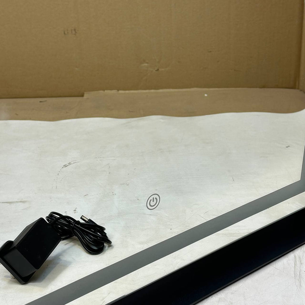Vanity Mirror 58x48cm LED Lights 10X Magnification 3 Colour Dimmable Hasipu Used