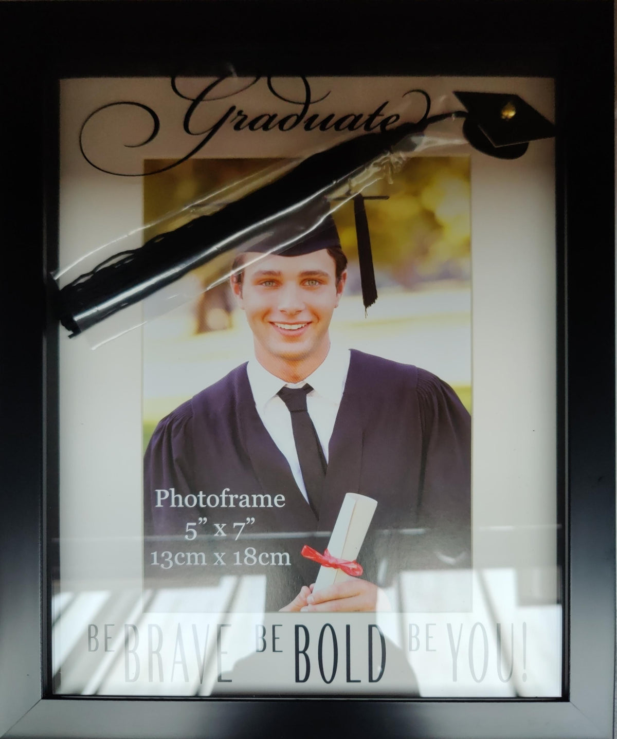 Widdop 7x5 Celebrations Graduation Frame - Brave Bold You