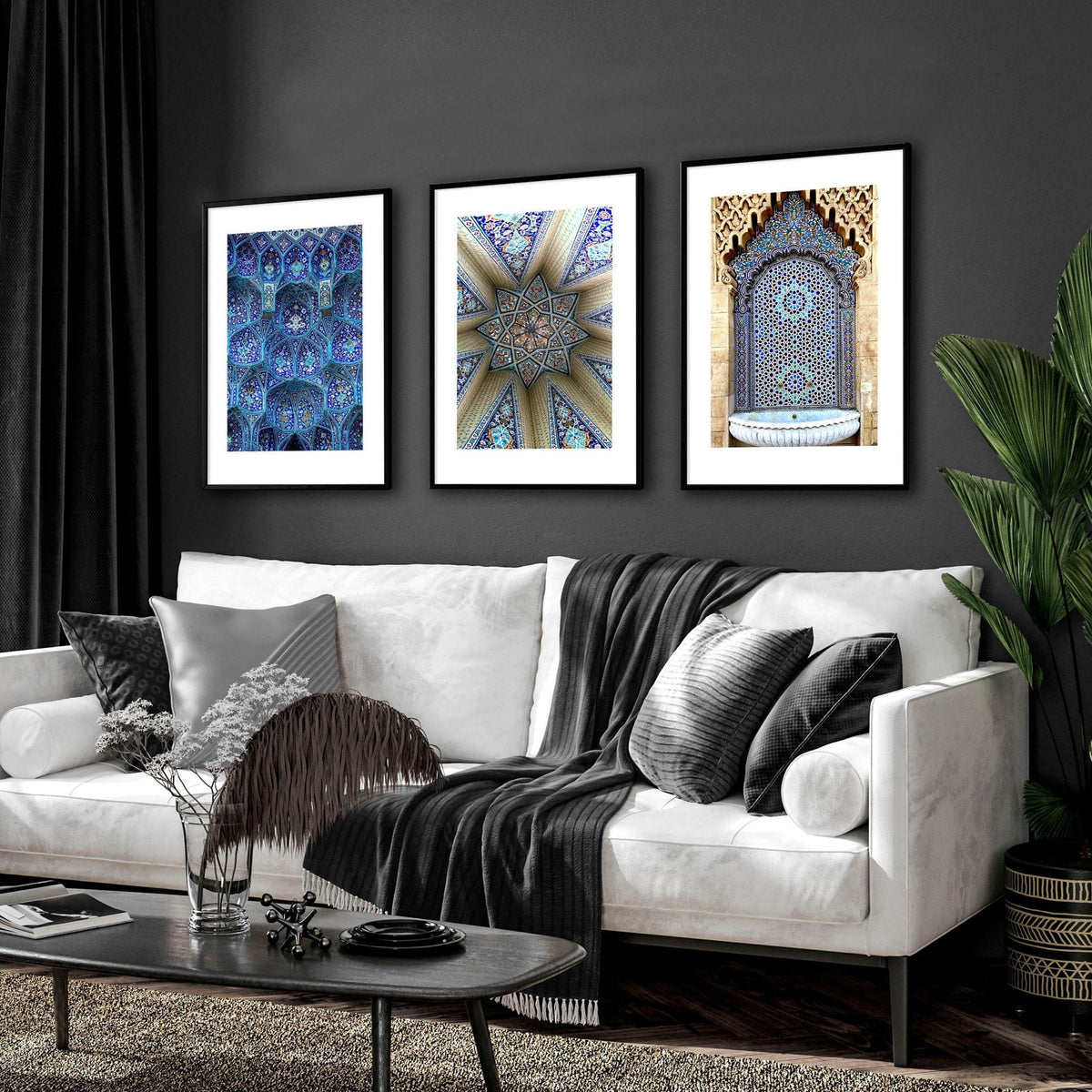 Ramadan decoration ideas | Set of 3 wall art prints