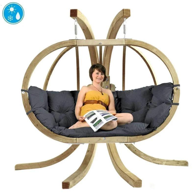 Globo Royal Double Hanging Egg Chair Set