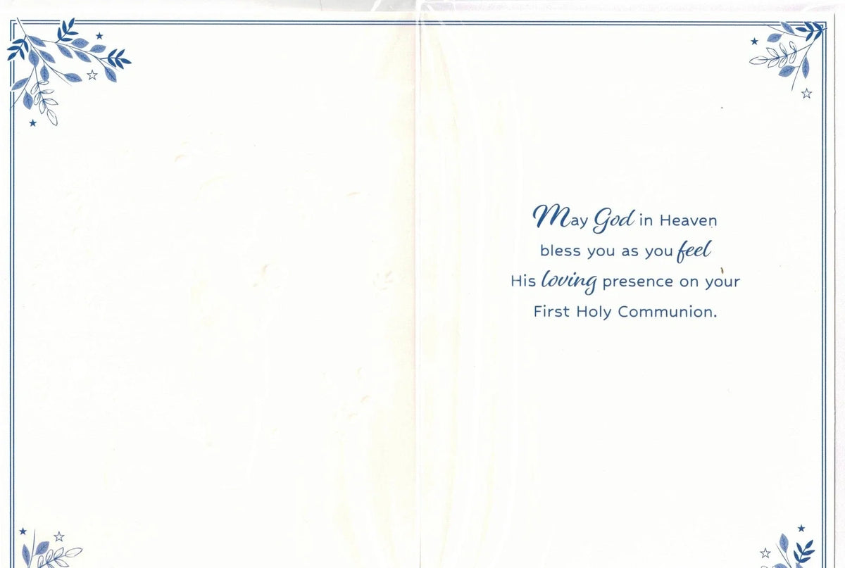 to  a very special  son    may god bless you  on your first  holy  communion