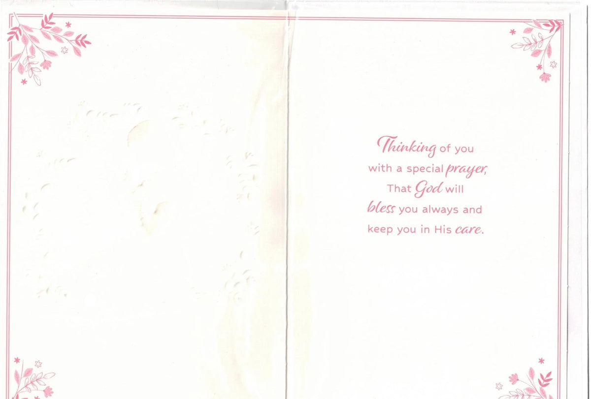 with love to a wonderful daughter  on her first holy communion  card