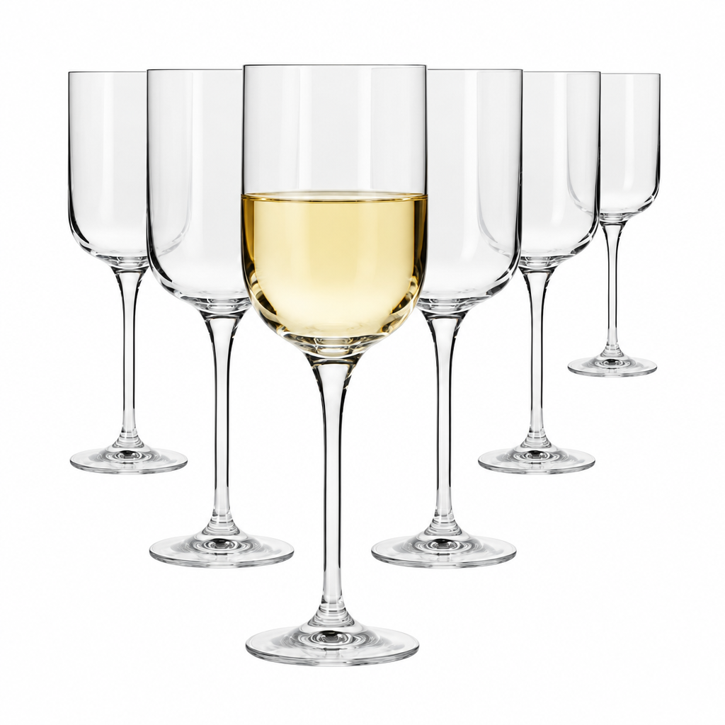 Krosno Glamour Wine Glasses - 350ml - Set of 6