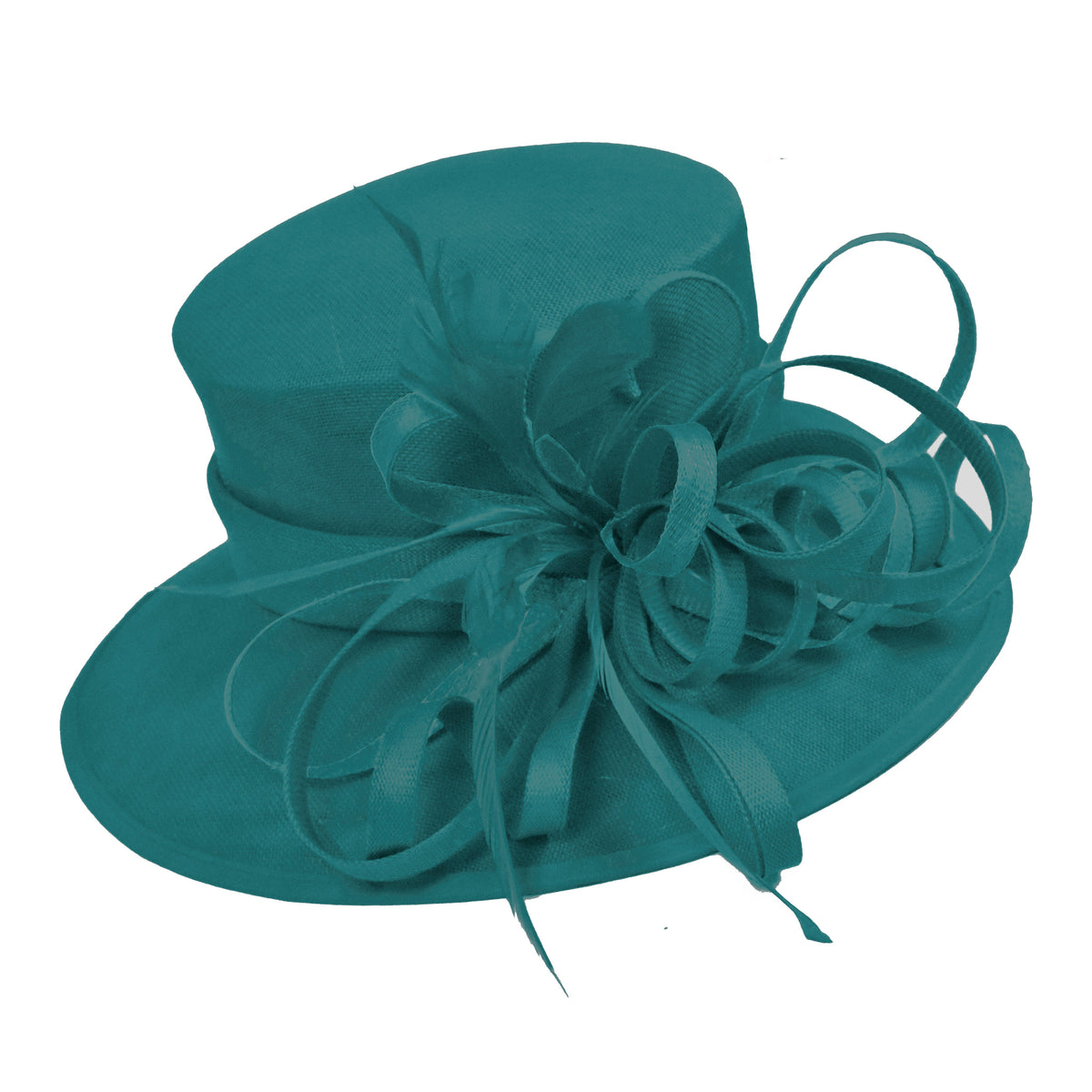 Caprilite Large Ladies Occasion Hats for Weddings Brim Top