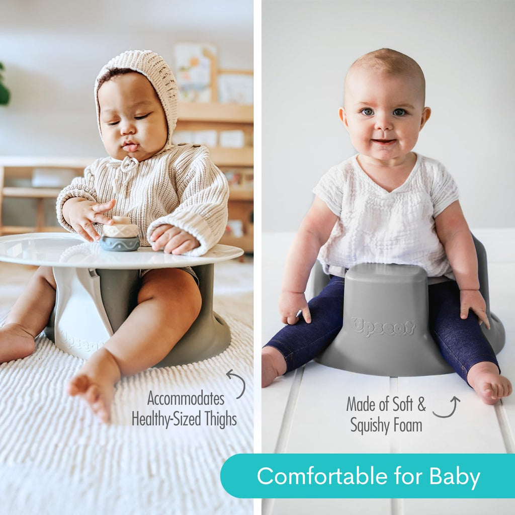 Upseat – The Original Ergonomic Baby Floor & Booster Seat with Tray (4–24 Months)