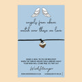 Guardian Angel Bracelet – Thoughtful Remembrance Gift | Handmade Wax Cord Bracelet